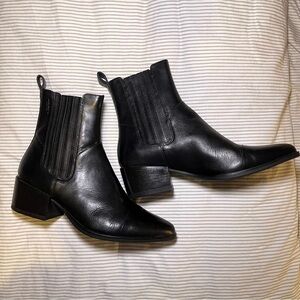 Black Vagabond Ankle Boots